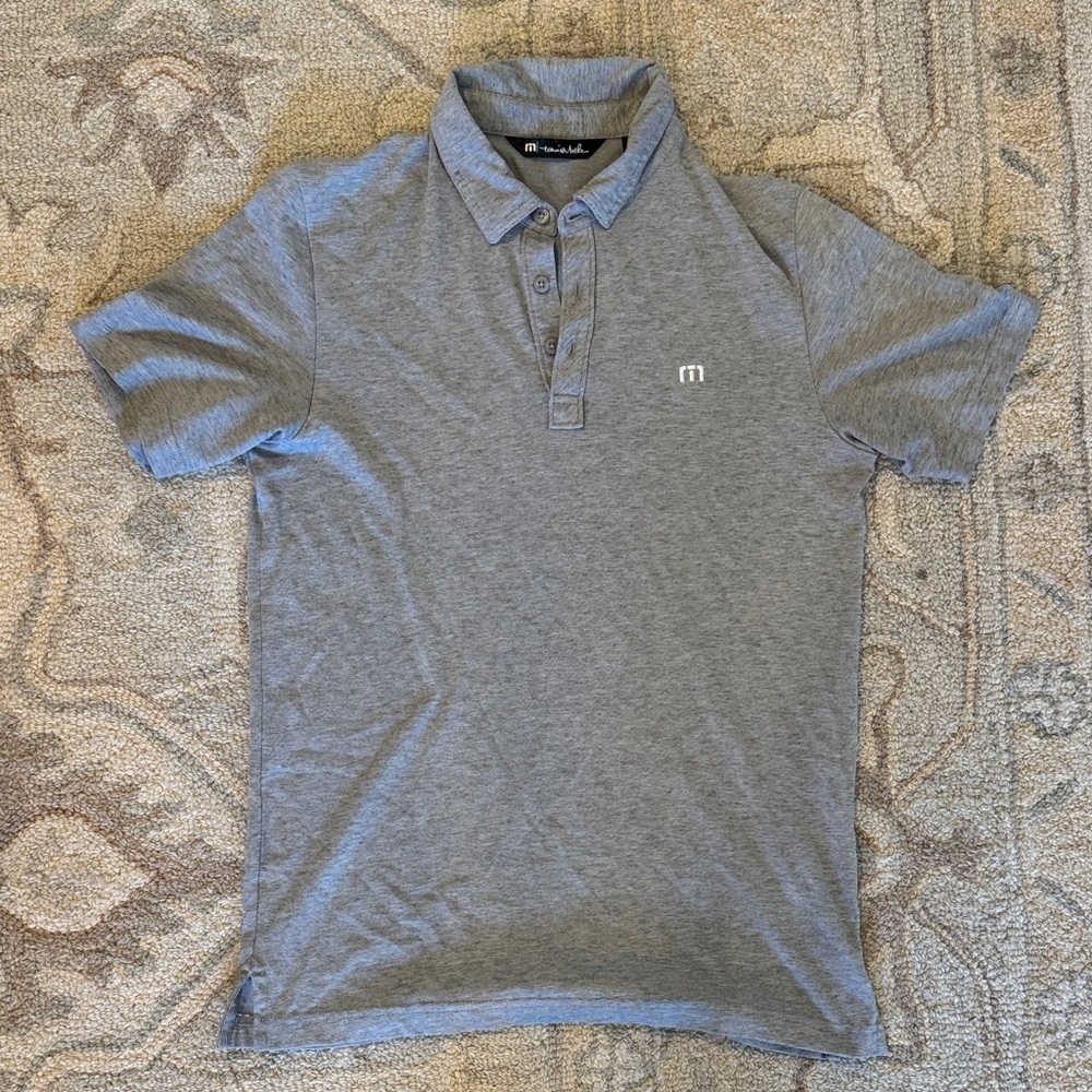 Travis Mathew Heather Gray Polo
